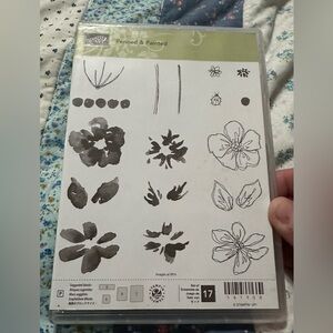 Stampin' Up! "Penned & Painted" photopolymer stamp set.